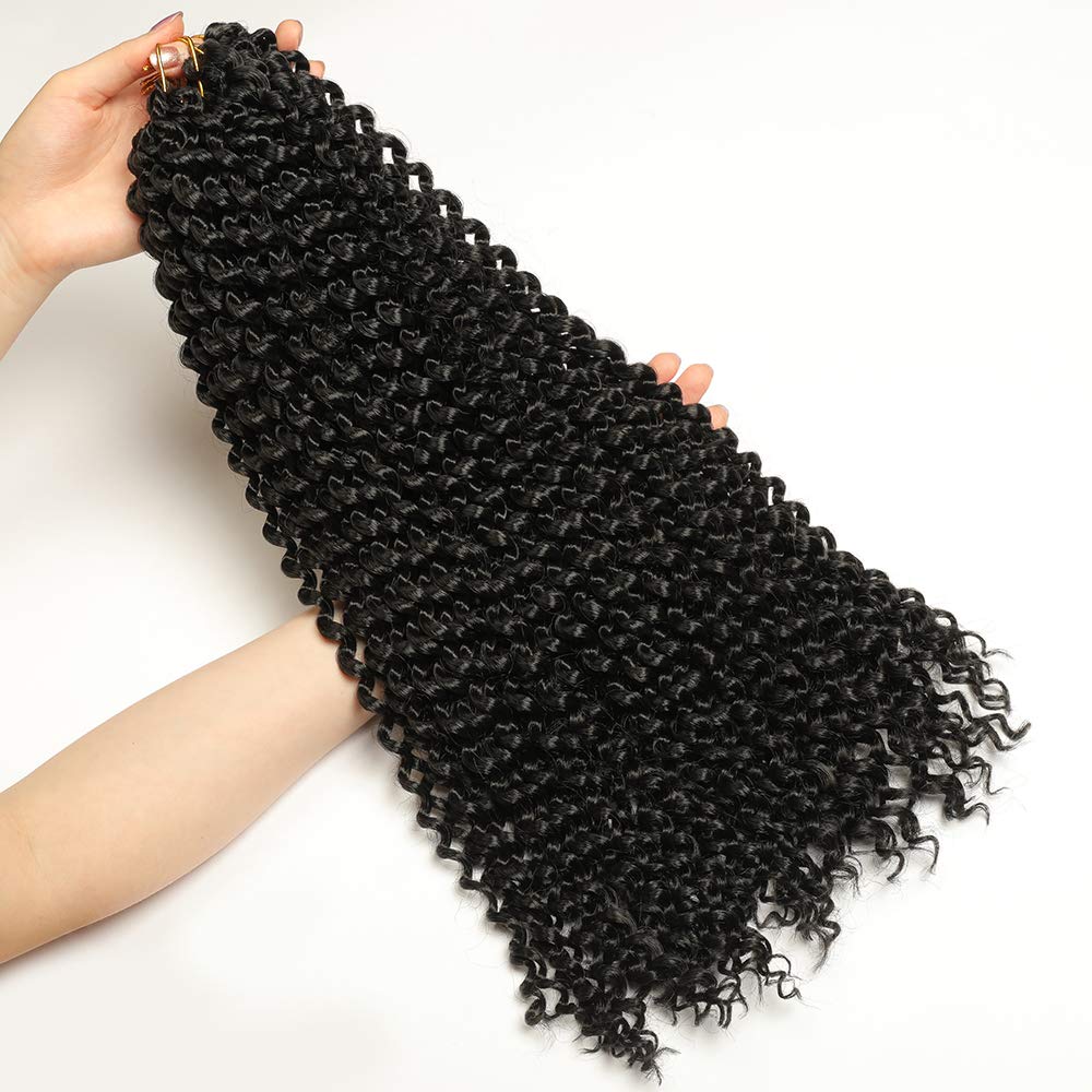 Passion Twist Hair, 6 Packungen 18-Zoll-Braids Extensions Faux Locs Crochet Hair YDDM Synthetische H