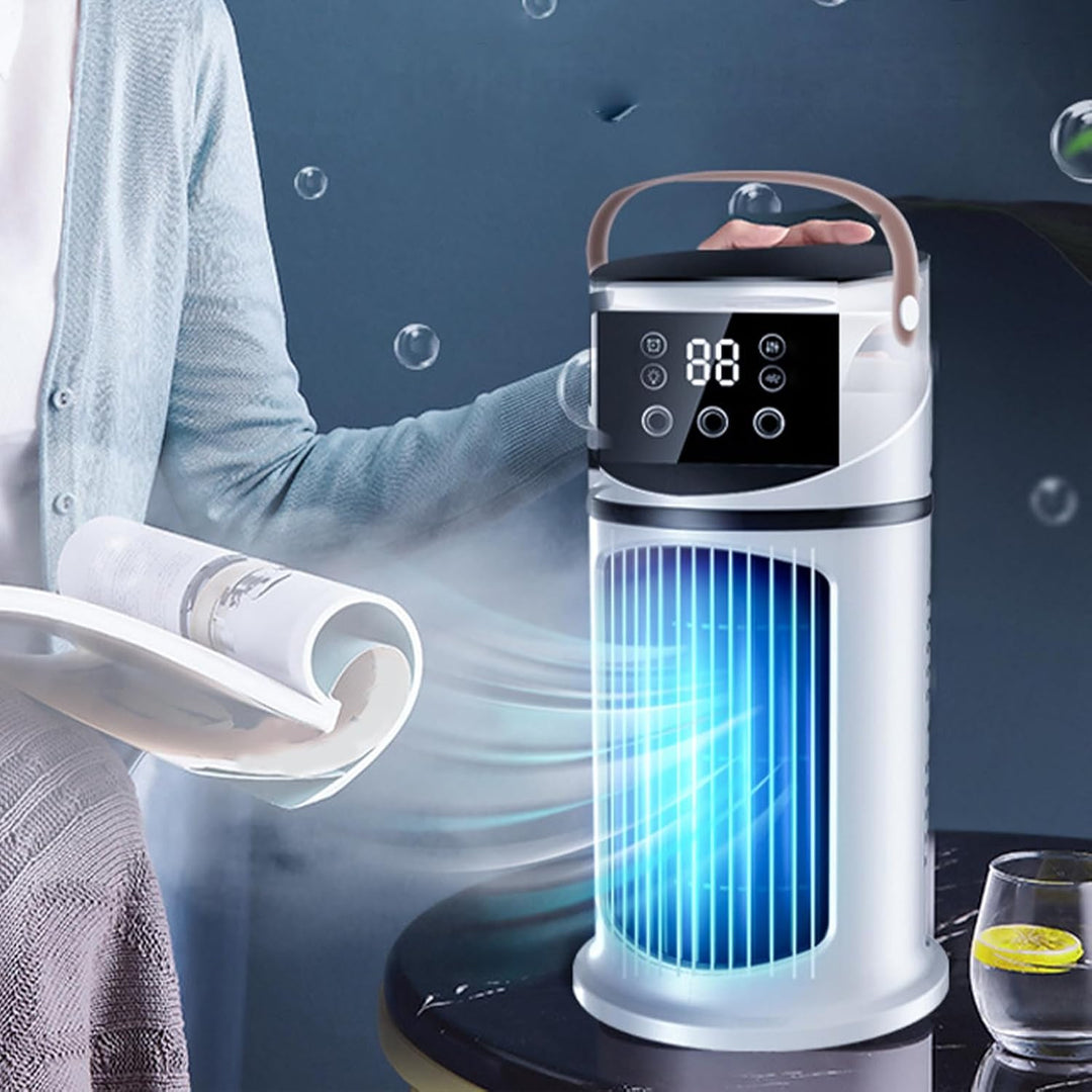Small Usb Klimaanlage For Auto Zelt Zimmer, Mini1 Cooler Ventilator Mit Eiswürfel, Luftreiniger Und