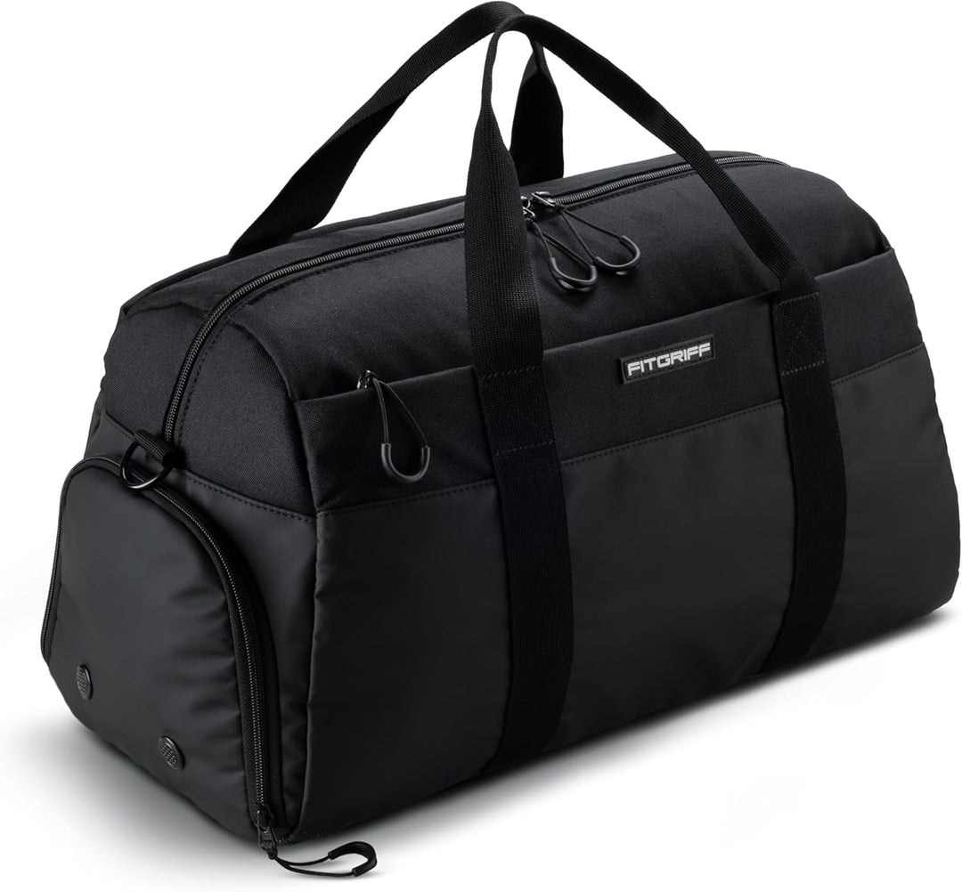Fitgriff® Sporttasche & Reisetasche V2 für Damen und Herren - mit Schuhfach & Nassfach - Tasche für