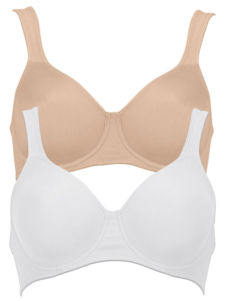 Anita 2er Sparpack Bügel BH Twin 5490 Gr. 65-100 B-H 70B Skin Weiss, 70B Skin Weiss