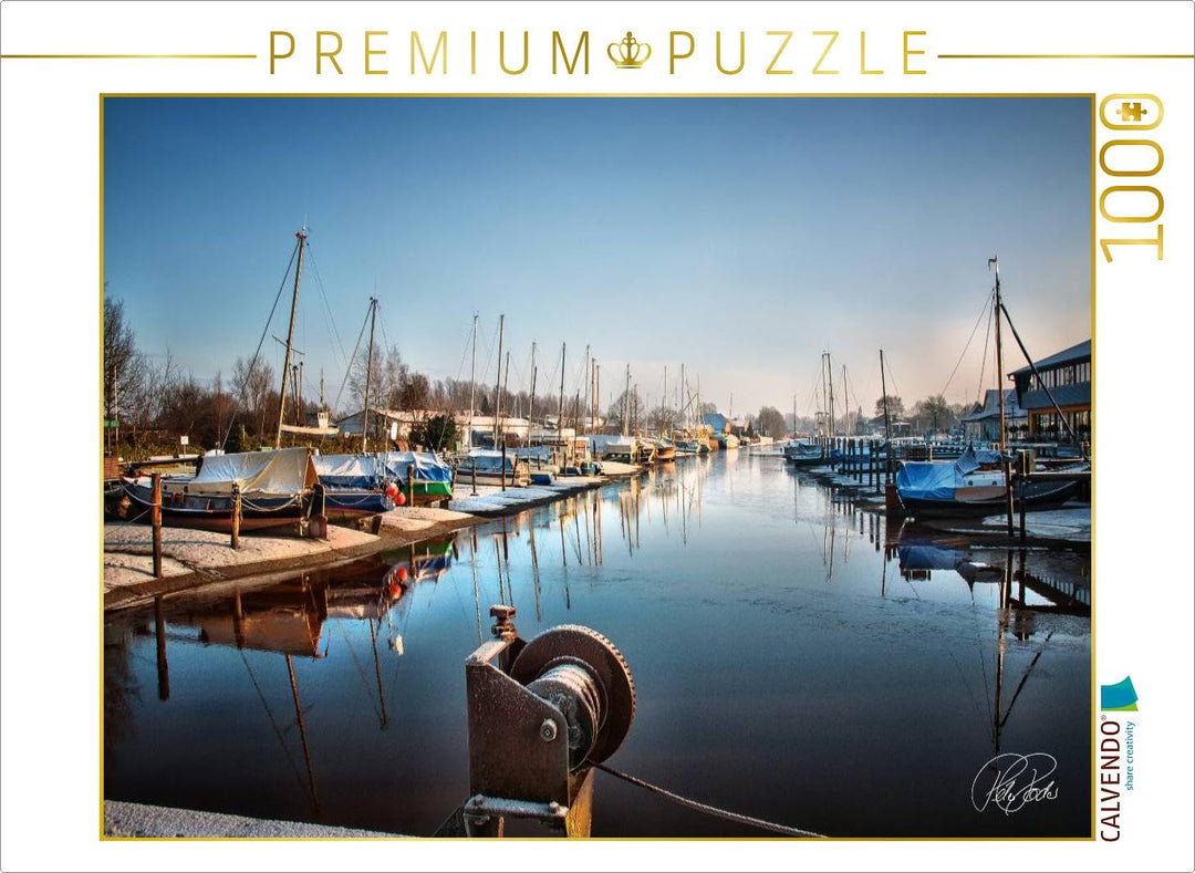 CALVENDO Puzzle Friesland - Vareler Hafen 1000 Teile Lege-Grösse 64 x 48 cm Foto-Puzzle Bild von Pet