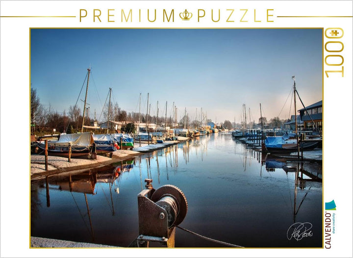 CALVENDO Puzzle Friesland - Vareler Hafen 1000 Teile Lege-Grösse 64 x 48 cm Foto-Puzzle Bild von Pet