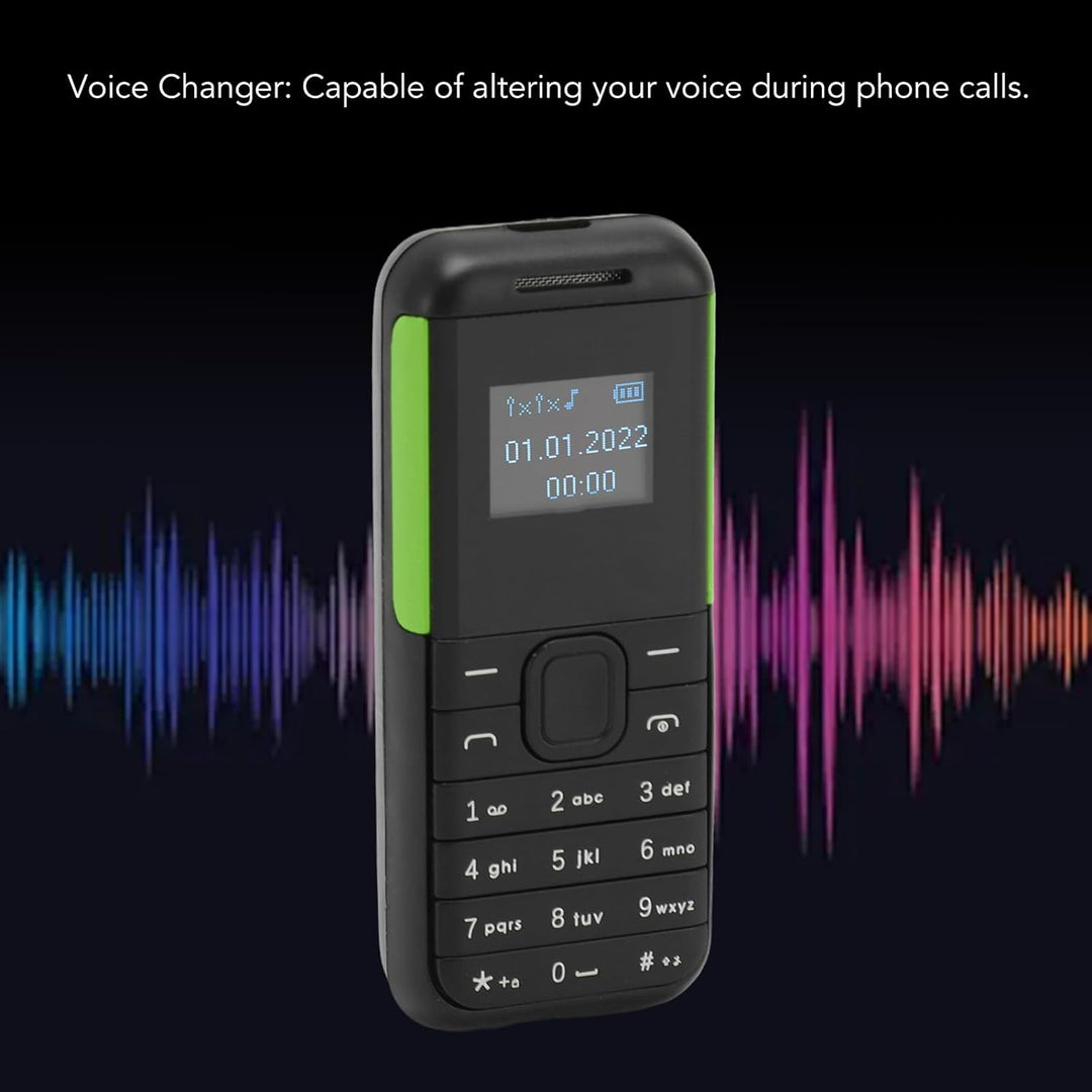 Kleinstes Mobiltelefon, Kleines 2G Telefon, Entsperrtes Telefon, Dual SIM GSM Handy mit Freihändigem