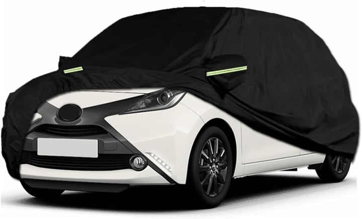Autoabdeckung Wasserdicht Passend für Aygo C1 107 108, Atmungsaktiv Vollgarage Autoplane für Regen S