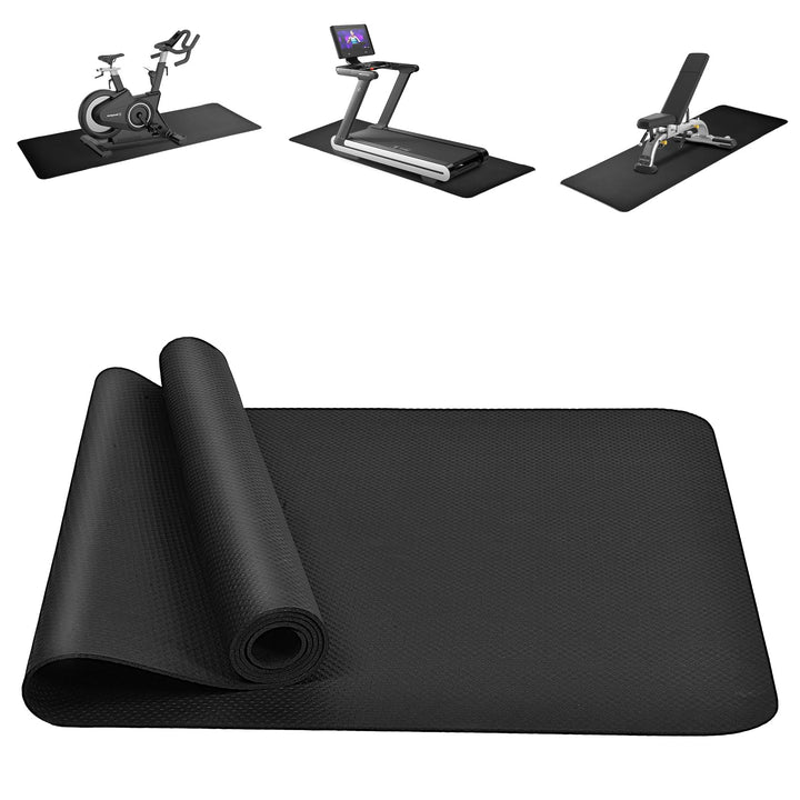 DiULi Yogamatte, Bodenschutzmatte Fitnessgerät Fitnessmatte mit Tragegurt und Tasche, für Pilates, W
