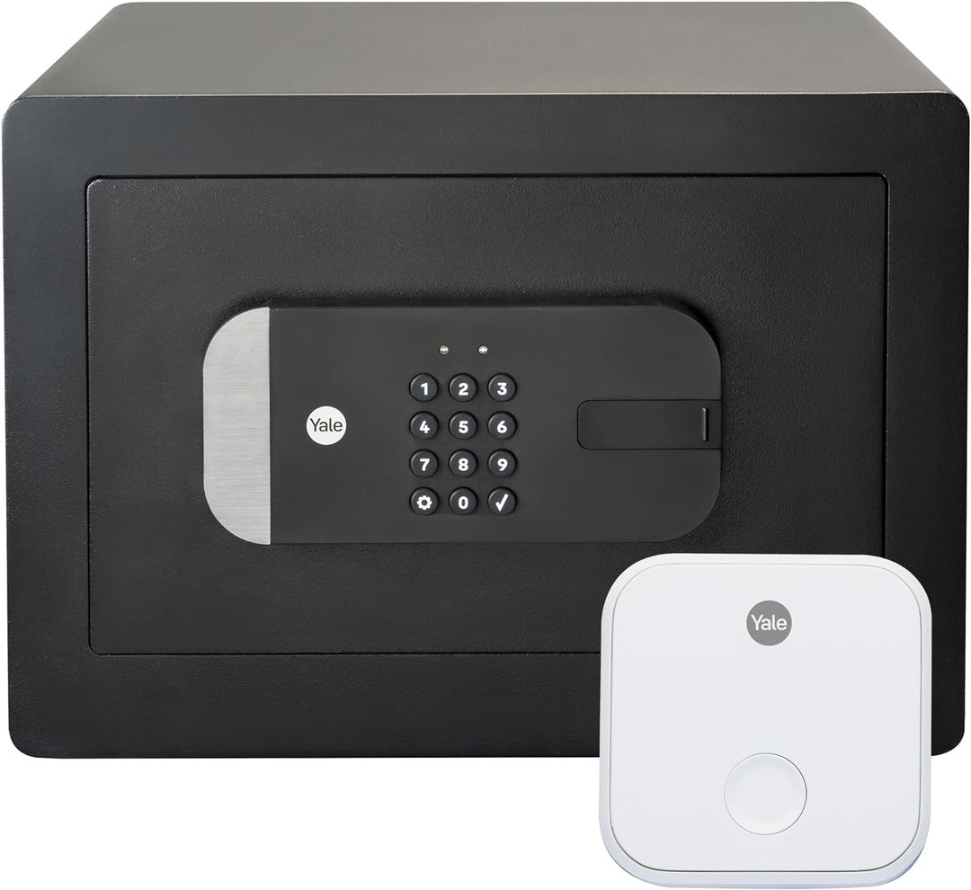 Yale Smart Safe - YSS/250/EB1 + Yale 05/401C00/WH - Connect Wi-Fi Bridge | Fernzugrif, LCD-Tastatur,
