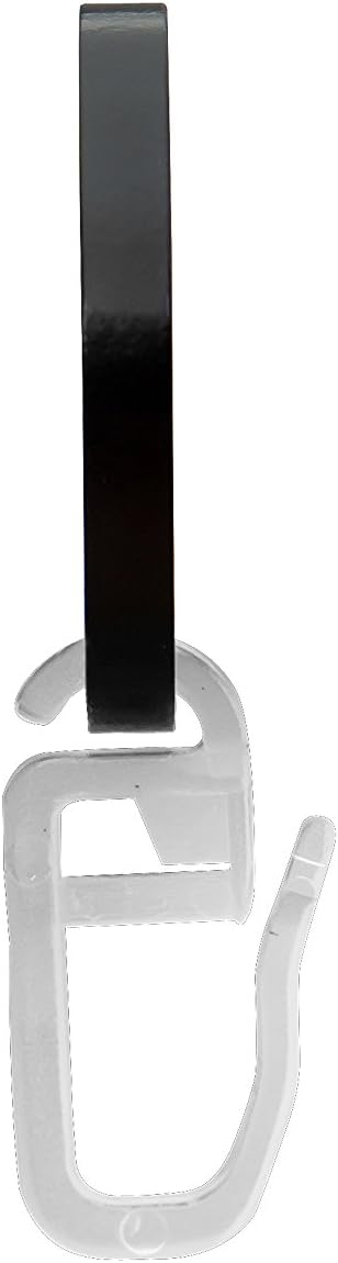 Garduna 100 FLACHRINGE | schwarz | Set à 100 Stück | Metall - mit Gleiteinlage | für Ø16 & Ø20mm Gar