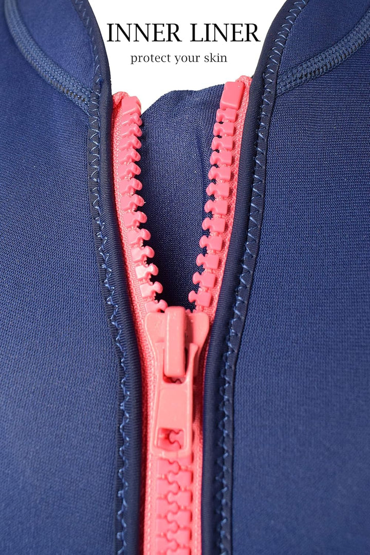 Damen Herren 2mm Neoprenanzug Tauchanzug Einteilig Shorty Kurzarm Badeanzug One Piece Wetsuit 080, L