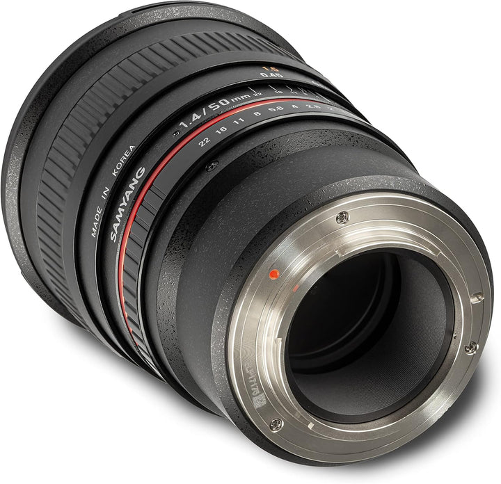 Samyang 50mm F1.4 Objektiv für Anschluss Fuji X, Fuji X