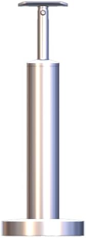 Sellon24® Edelstahl Pfosten 200 mm 42,4 rund Brüstungserhöhung Mauer Geländer Handlauf V2A Balkon Tr