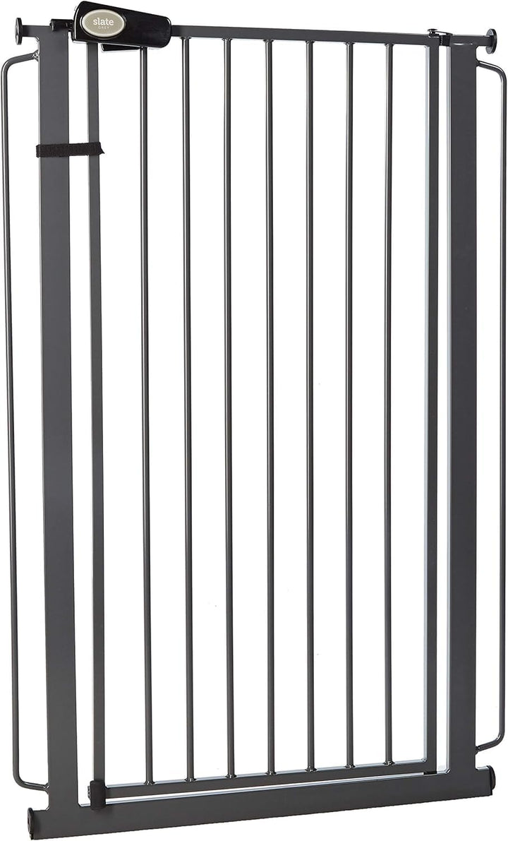 Bettacare Sicherheitsgitter für Kinder und Hunde, Schmal, 68.5cm - 75cm, Schiefergrau, Extra hohes B
