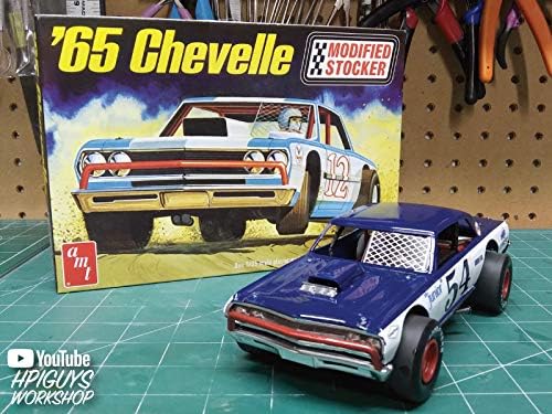 AMT AMT1177/12 1/25 1966er Chevelle Modified Stocker Plastikmodellbausatz