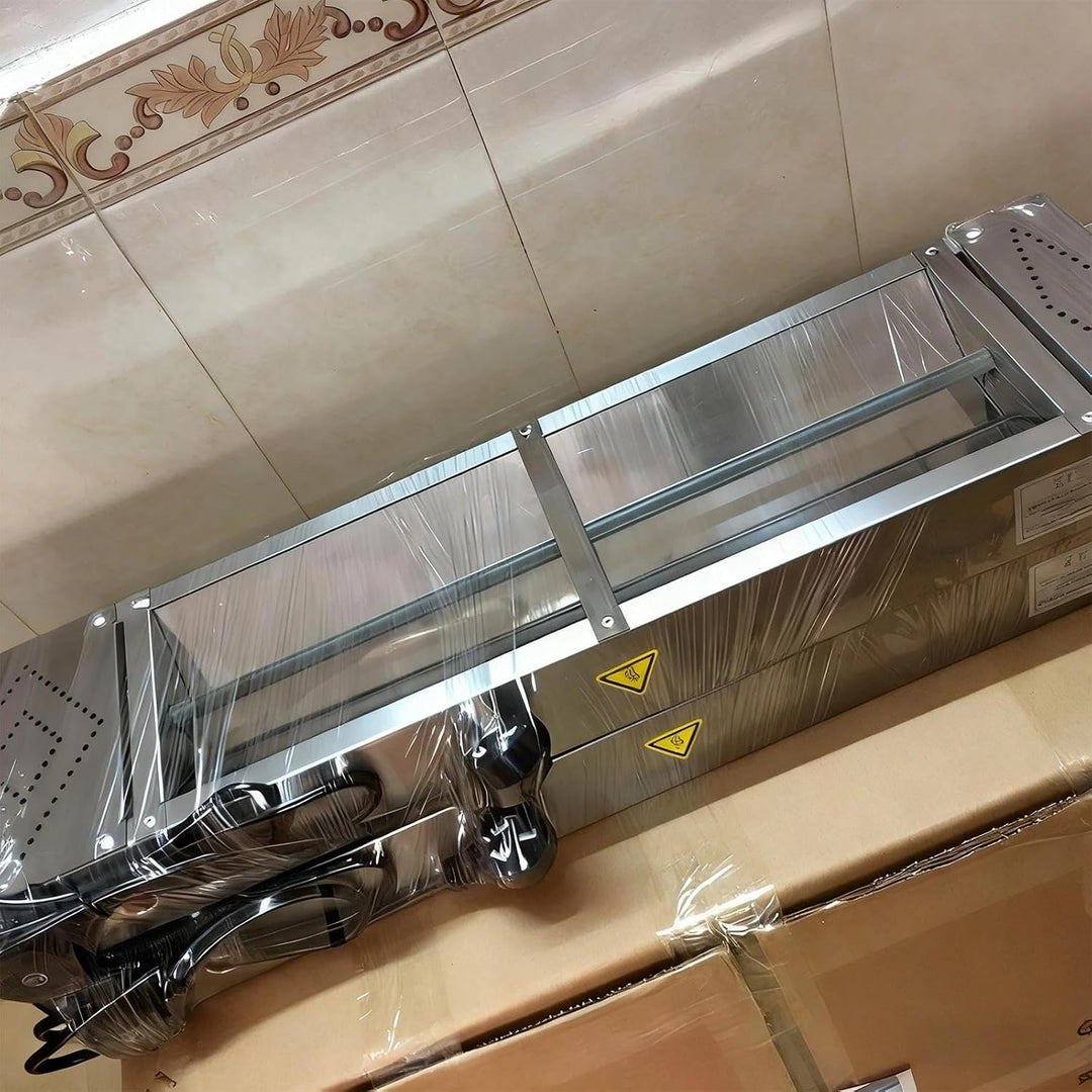 Wärmelampe Küche Gastro, Edelstahl Hängende Wärmelampe für Küche, Buffets und Hotel, Speisenwärmer L