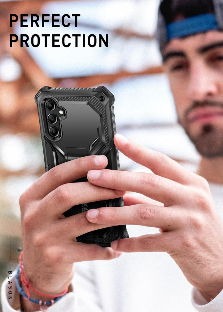 i-Blason Armorbox für Samsung Galaxy S23 FE Hülle mit Eingebautem Displayschutz, Ganzkörper-Schutzhü