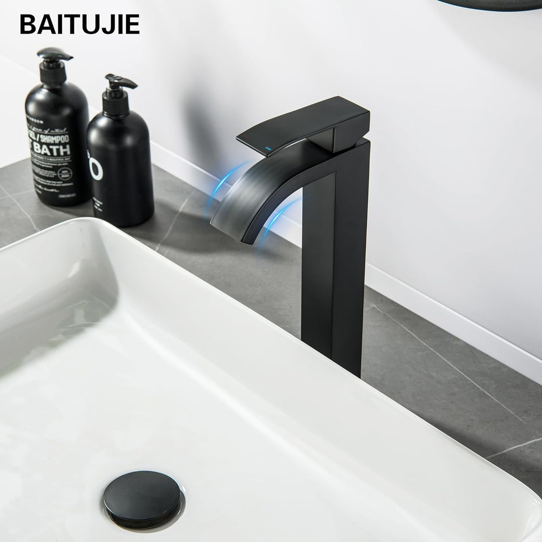 Wasserhahn Bad Hoch Schwarz, Waschtischarmatur Hoch Waschtischarmatur Bad Schwarz Armatur Waschbecke