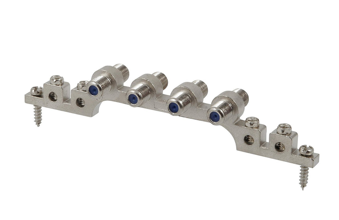 Kathrein 2x F-Erdungsblock (Schirmungsmass > 90 dB) für den Potenzialausgleich von Kabelschirmen, ge