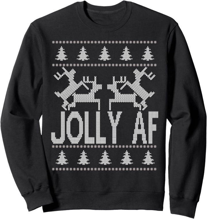 Lustiges Rentiere Weihnachts Ugly Christmas Sweatshirt