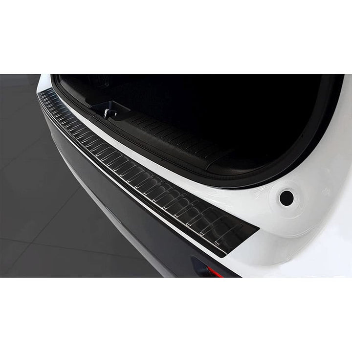 Avisa Schwarz Edelstahl Heckstossstangenschutz kompatibel mit Suzuki Vitara II 2015-2018 &amp; FL 2018-
