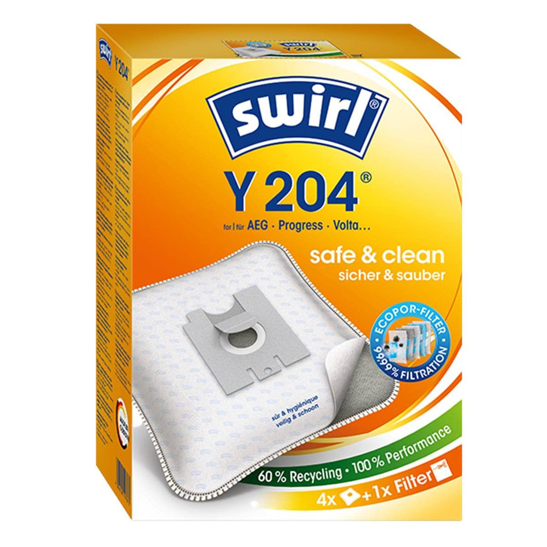 Swirl Staubsaugerbeutel Y204 / Y 204 MicroPor Plus AirSpace für AEG Smart Gr. 51