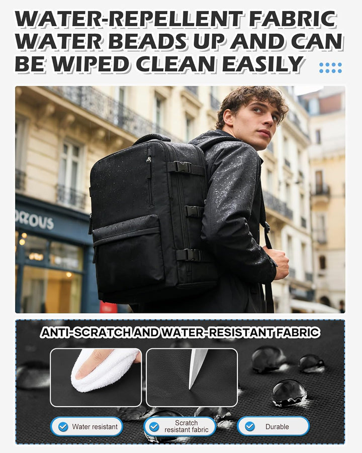 BJLFS Vakuum Rucksack 40×30×20 Handgepäck Rucksack 40x20x25 für Ryanair Wizzair Reiserucksack Damen