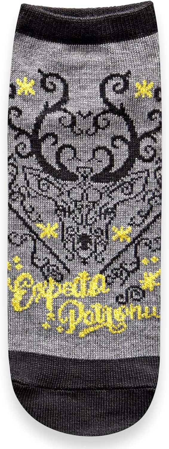 Harry Potter Häuser Expecto Patronum Fancy Scroll Artwork Juniors/Damen 5er-Pack Knöchelsocken, 36.5