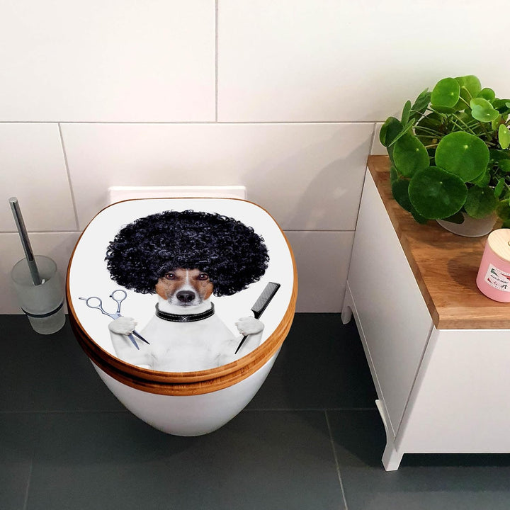 banjado Design WC Sitz Bambus Absenkautomatik 45,8x37,5cm - Toilettendeckel mit Absenkautomatik Holz