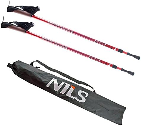 Nordic Walking Stöcke, längenverstellbar, 2-teilig NW 802 + Schutzhülle Nils