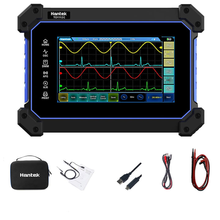 Hantek TO1112C Touch-Screen Digital Oszilloskop 2 Kanäle 110 MHz Hanheld Tablette Digital Oszillosko