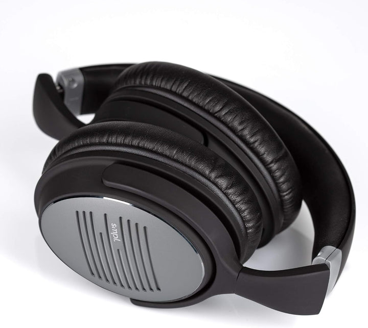 Smpl Noise Cancelling Kopfhörer - Bluetooth-Over-Ear-Kopfhörer, mit Mikrofon zum Anrufen, 16-Stunden