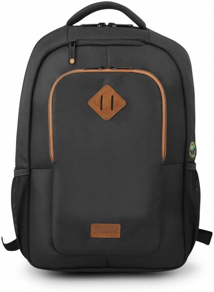 Urban Factory Laptop-Rucksack, 15,6 Zoll, Schwarz