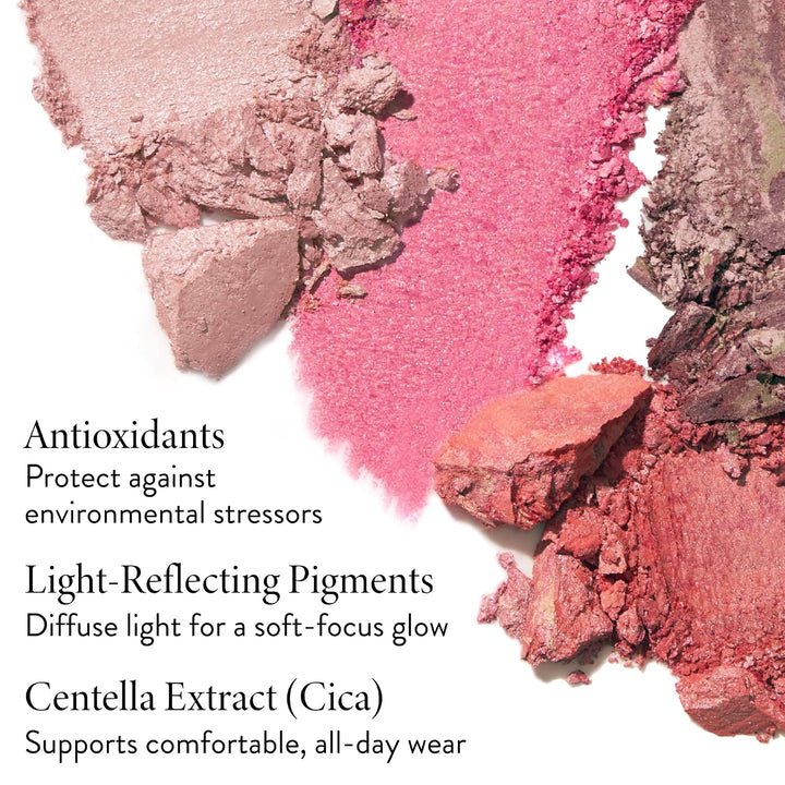 Laura Geller New York Baked Blush-n-Brighten marmoriertes Rouge, Seesterninsel, cremefarben, leicht,