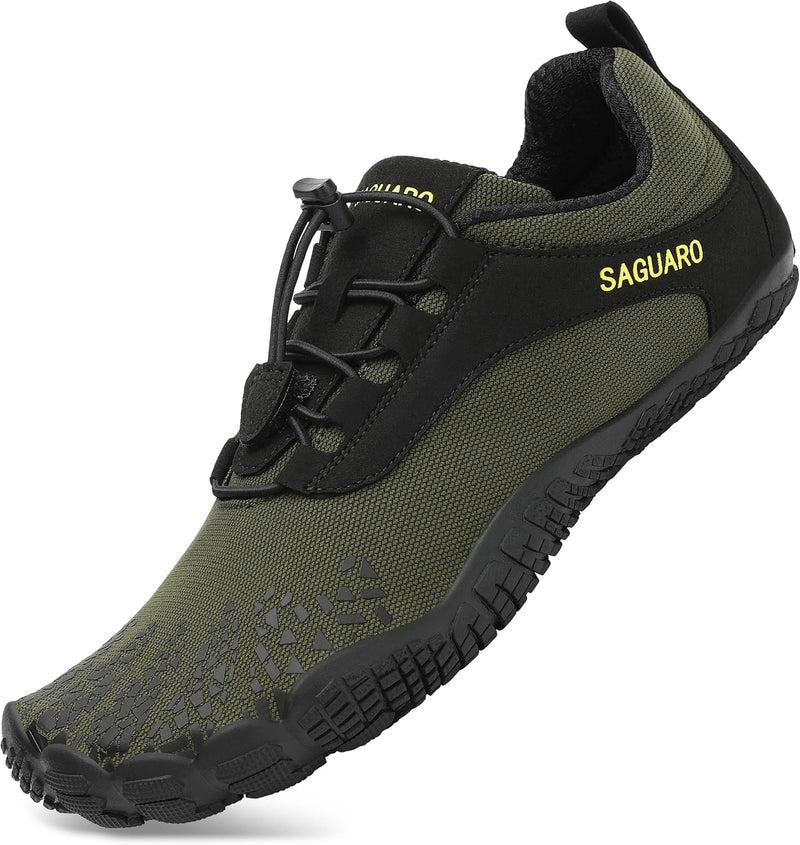 SAGUARO Barfussschuhe Herren Minimalistische Traillaufschuhe Damen Laufschuhe Outdoor Sport Fitnesss