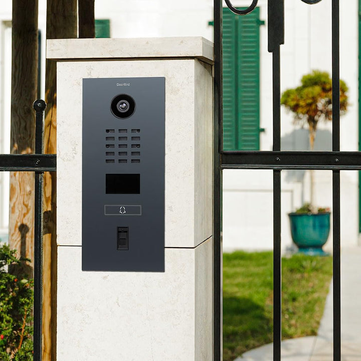 DoorBird D2101FV Fingerprint 50 IP Video Türstation | Video-Türsprechanlage mit 1 Ruftaste, Fingerab