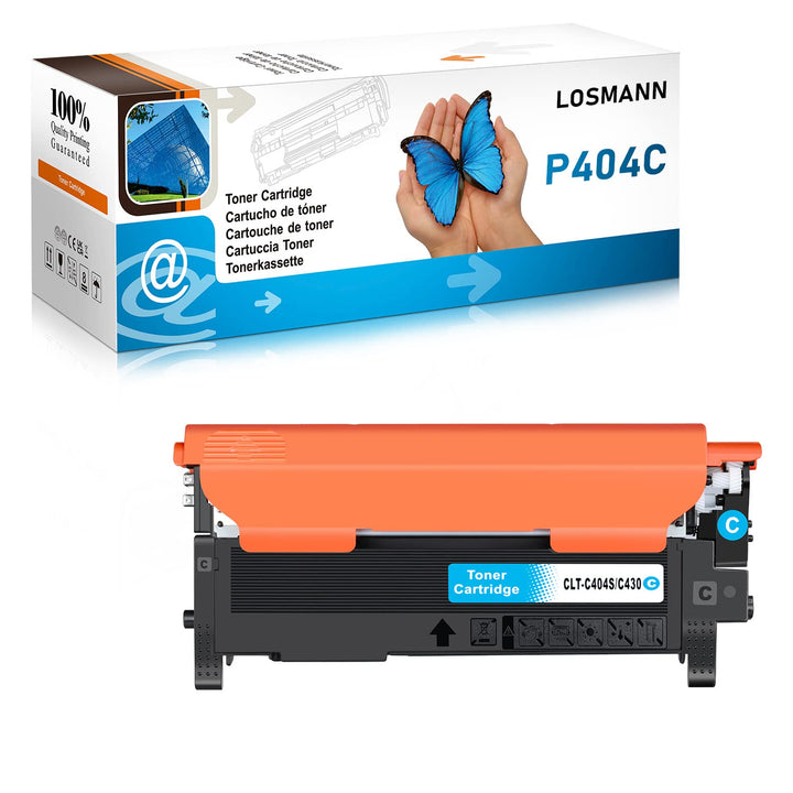 LOSMANN Toner Kompatibel für Samsung P404 CLT-P404C 404S CLT-K404S CLT-C404S CLT-M404S CLT-Y404S für