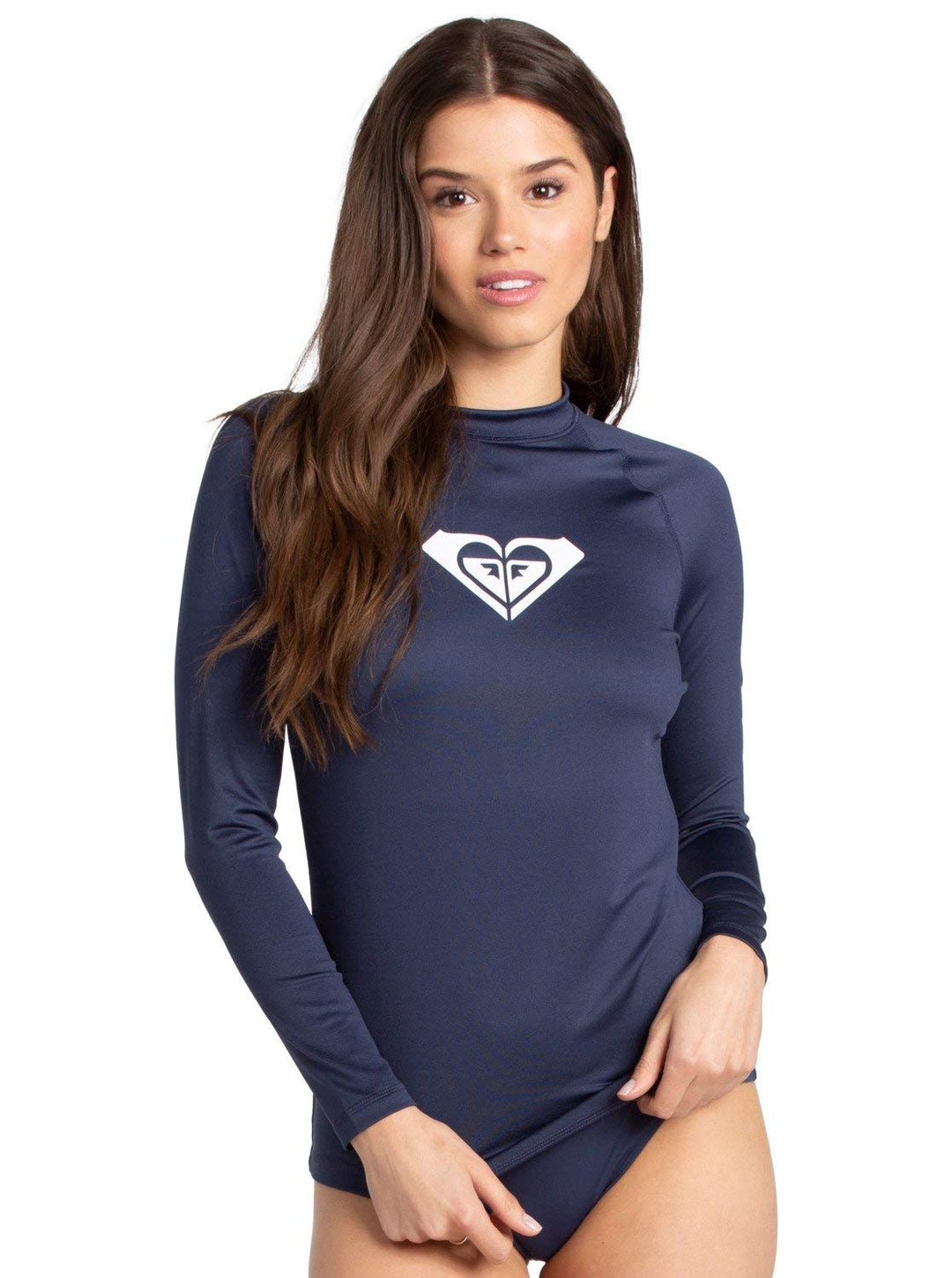 Roxy Damen Whole Hearted Ls Rx Rashguard (1er Pack) S Mood Indigo, S Mood Indigo