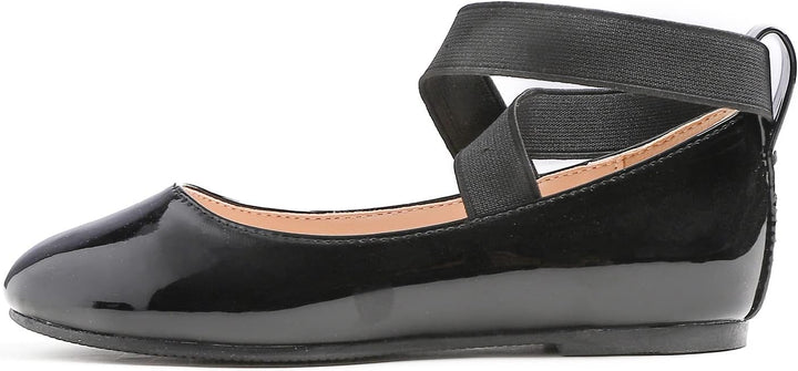 Feversole Girls Cute Belt Dress, Mädchen süsses Kleid Mary Jane Schuhe weiche Party Urlaub Ballerina