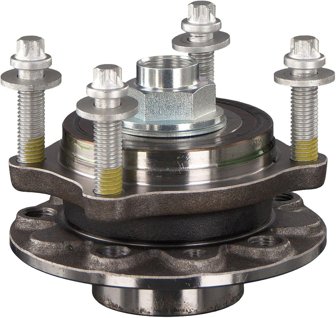 febi bilstein 44333 Radlagersatz mit Radnabe, Achsmutter und Befestigungsschrauben , 1 Stück
