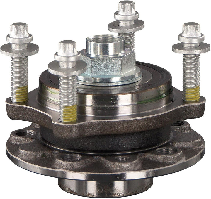 febi bilstein 44333 Radlagersatz mit Radnabe, Achsmutter und Befestigungsschrauben , 1 Stück