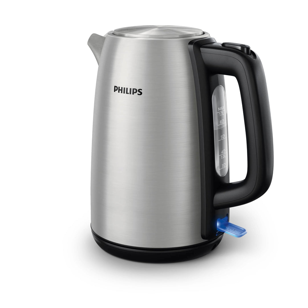 Philips Viva Collection Wasserkocher, Tassenanzeige, Mikro-Sieb-Filter, Flaches Heizelement, Mehrstu
