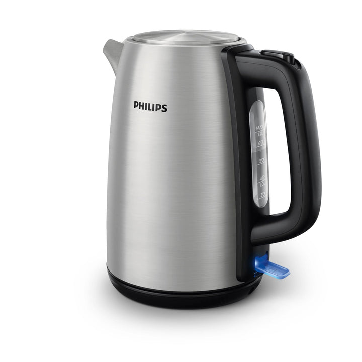 Philips Viva Collection Wasserkocher, Tassenanzeige, Mikro-Sieb-Filter, Flaches Heizelement, Mehrstu