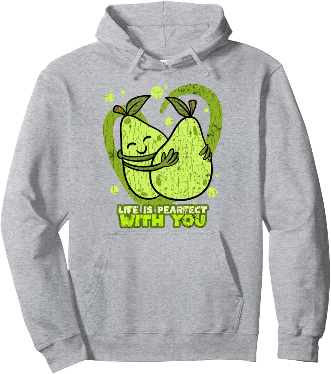 Lustiges, niedliches Birnen-Design für Sie und Ihn, Valentinstag Pullover Hoodie