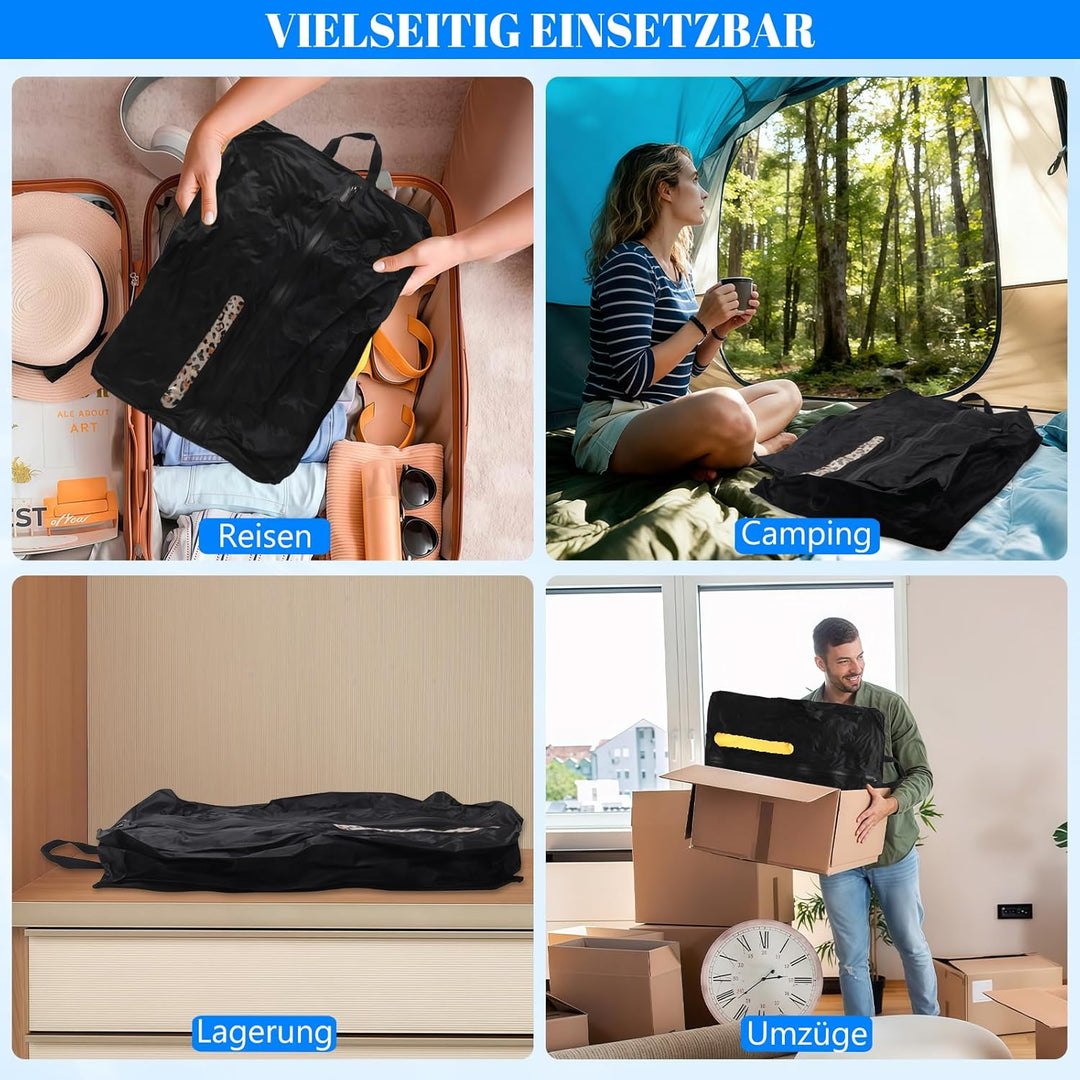 Vakuumbeutel für Kleidung Reise, 44L Wiederverwendbar TPU Vacuum Bags mit Luftdichtem, IP67 Wasserdi