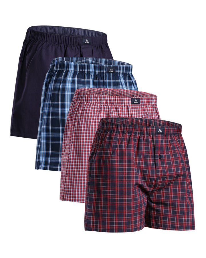 DANISH ENDURANCE American Boxershorts (4er | 6er Pack), 100% Bio-Baumwolle Herren Boxershorts, Weich