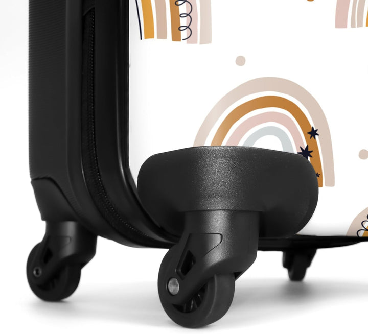 NoBoringSuitcases.com® Reisekoffer Kinder mädchen Mädchengeschenke Rollkoffer Reisekoffe Weichgepäck