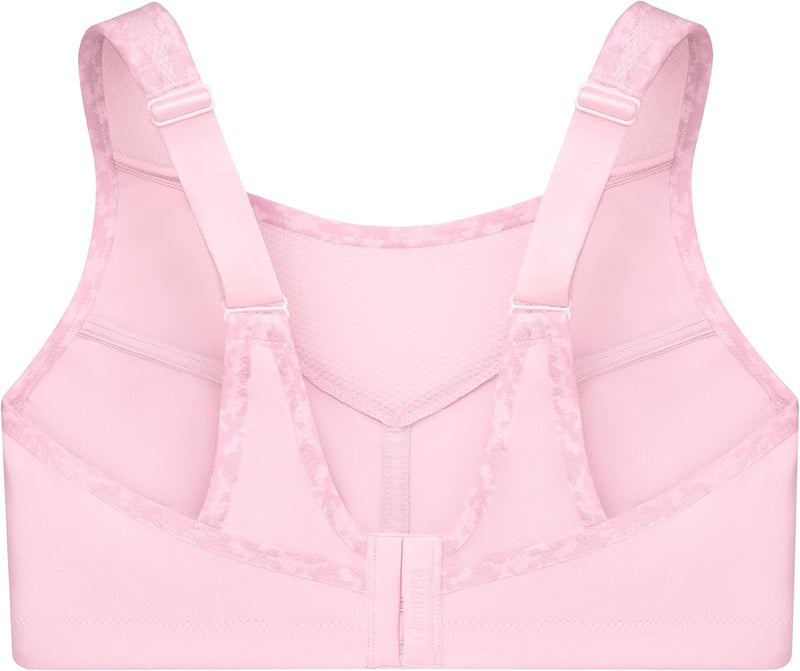 Glamorise Damen Bustier BH mit Perfektem Halt Sports Bra, Undurchsichtige 75C Perfekt Pink, 75C Perf