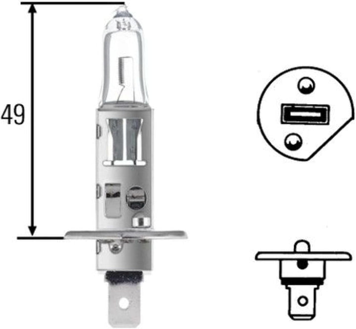 HELLA - Halogen-Fernscheinwerfer - Rallye 4000 Metal - 12V - rund - geschraubt - Flutlicht-Streusche