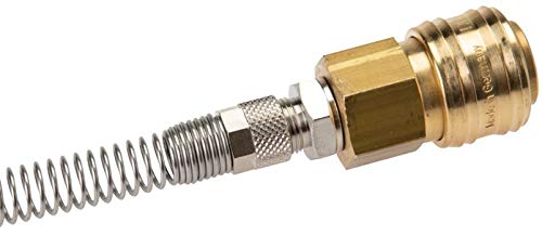 Kupplungsdose (NW7,2) 8x6mm Schlauch m. Knickschutz Werkstoff:Messing Schlauch Ø aussen x innen:8x6