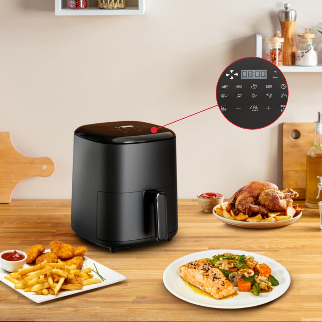 Tefal EY2458 Easy Fry Max Heissluftfritteuse, 5 L Fassungsvermögen, 10 automatische Garprogramme, si