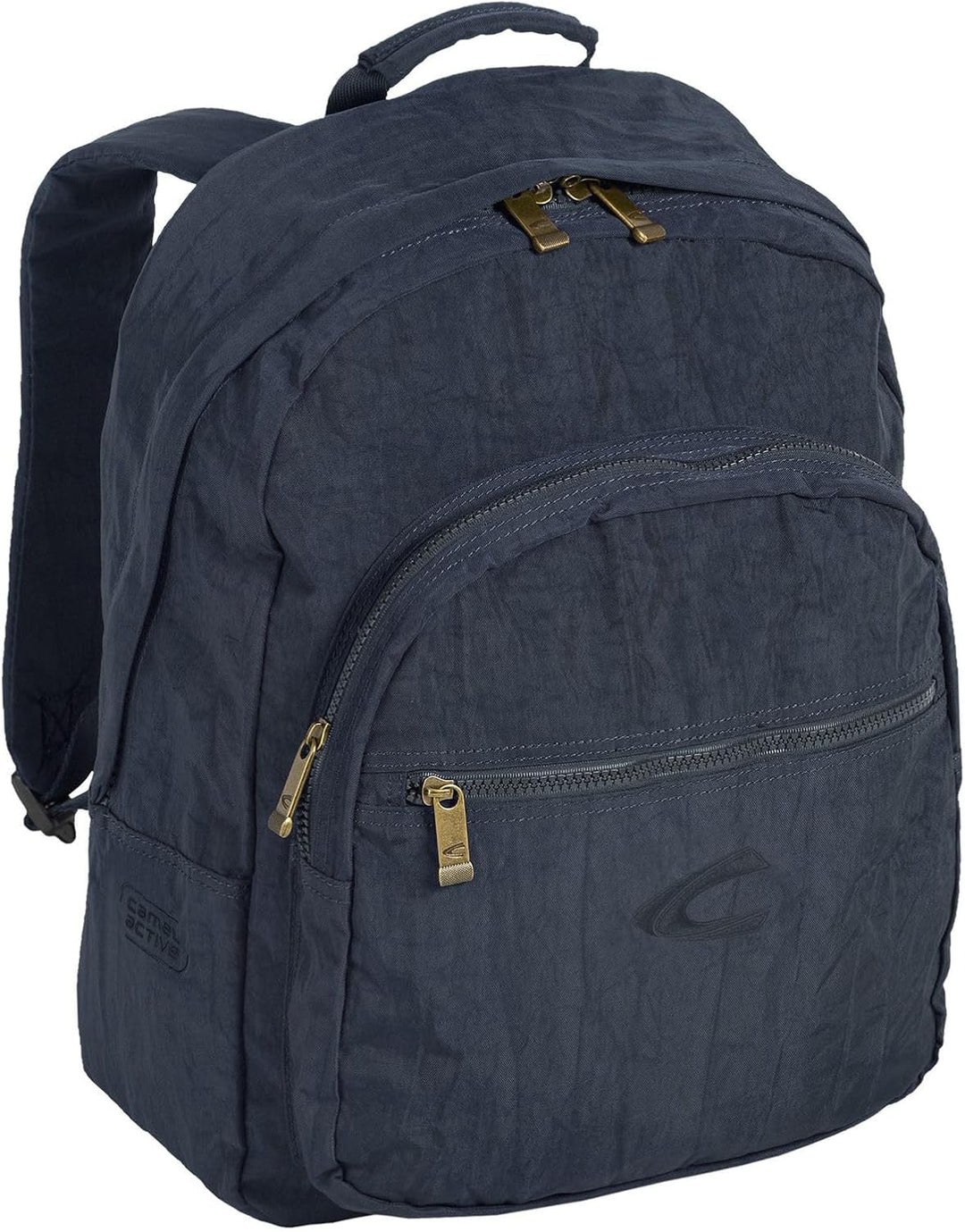 camel active Herren Journey Rucksack mit Organizerfach Dark Blue M, Dark Blue M