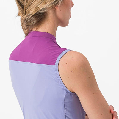 CASTELLI Damen Solaris Sleeveless Jersey T-Shirt XS Violettes Nebel/Amethyst, XS Violettes Nebel/Ame